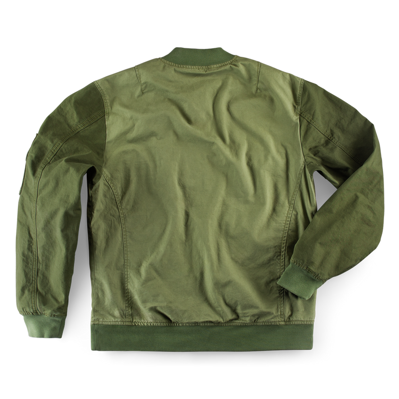 &SONS Harris Bomber Jacket Army Green – www.andsons.us