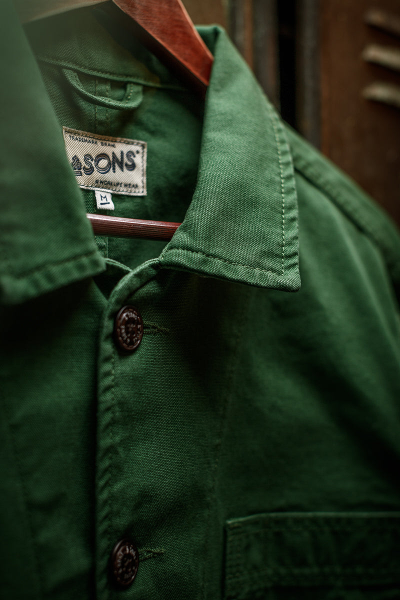 Green Cotton Chore Coat – Anatoly & Sons