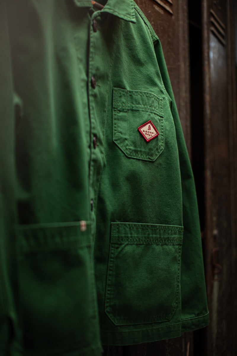 Green Cotton Chore Coat – Anatoly & Sons