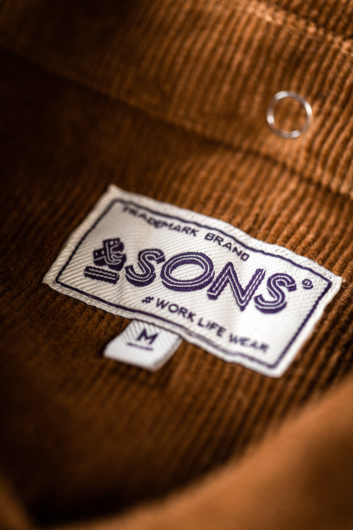 &SONS Sunday Shirt Corduroy Tan – www.andsons.us