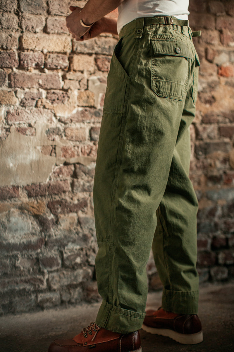 &SONS Fatigue Pant Army Green