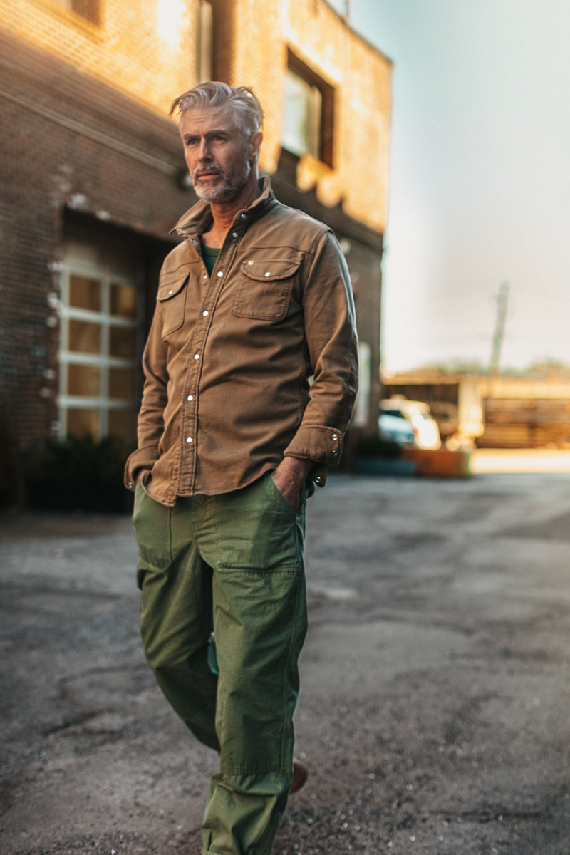 Sunday Shirt Dark Tan – www.andsons.us